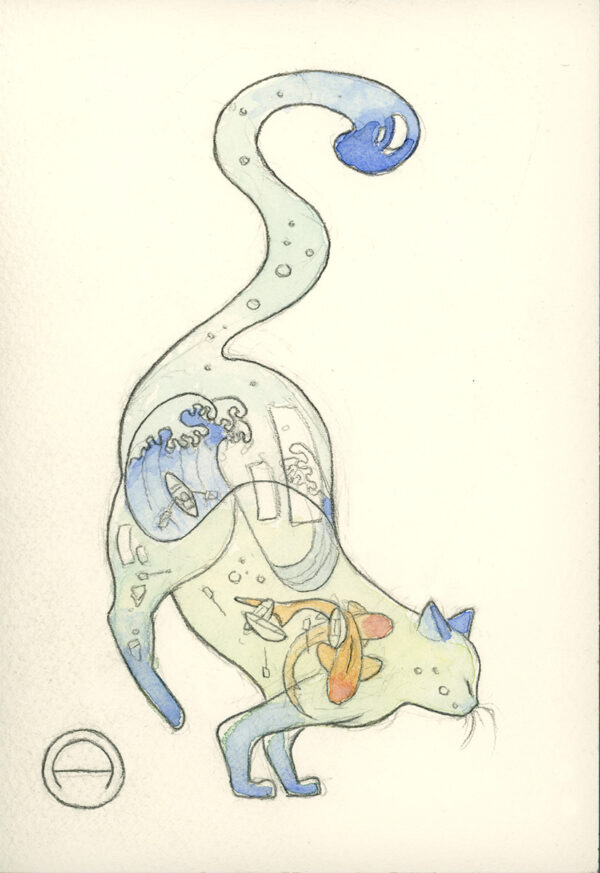 Challenge (original watercolor artwork)